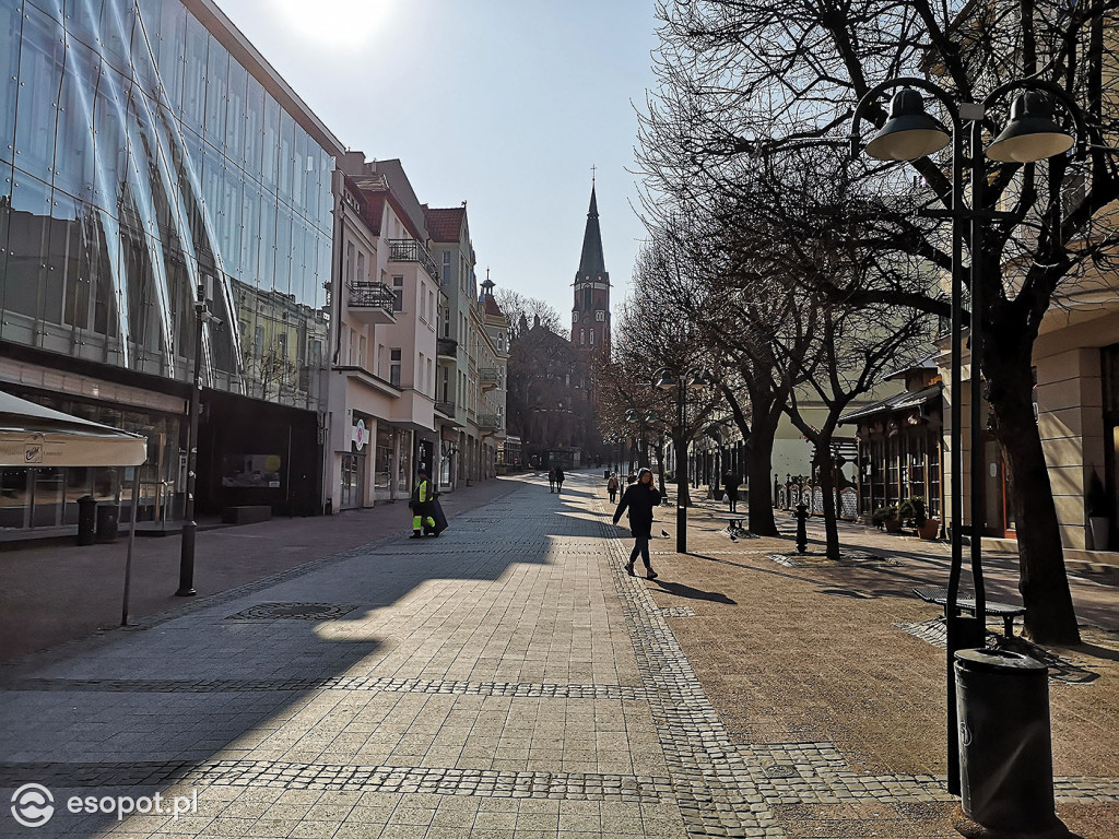 Sopot w czasach zarazy! Wiosenny spacer 28.03.2020 [FOTO]