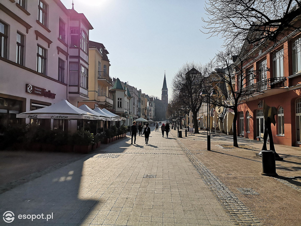 Sopot w czasach zarazy! Wiosenny spacer 28.03.2020 [FOTO]