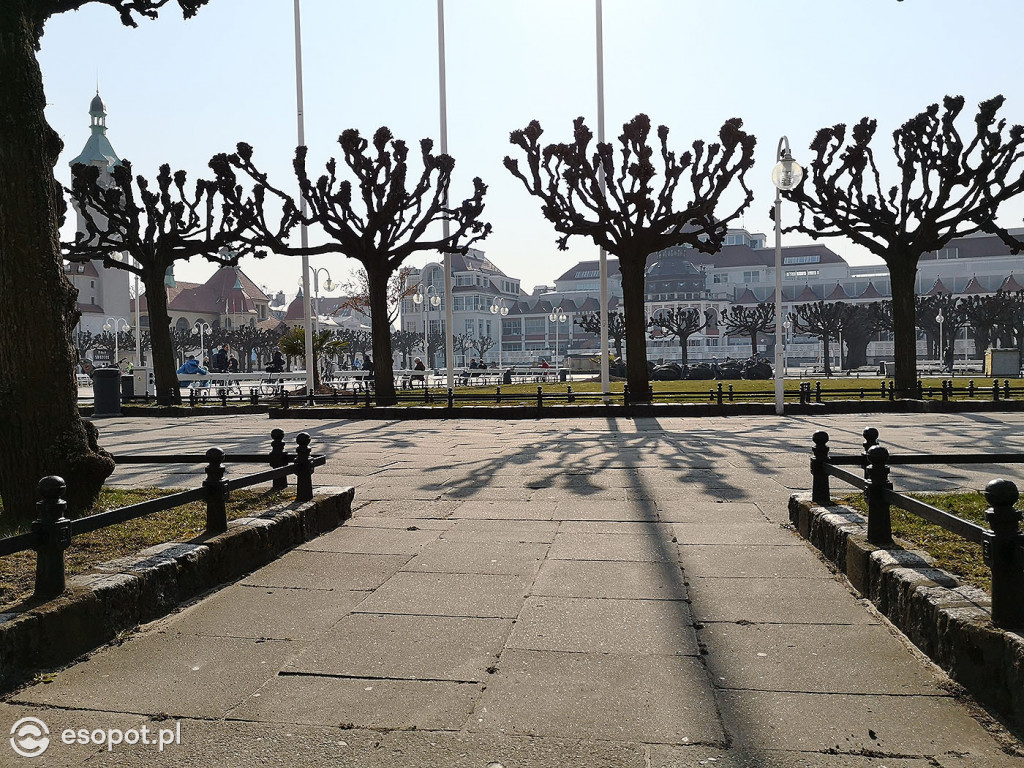 Sopot w czasach zarazy! Wiosenny spacer 28.03.2020 [FOTO]