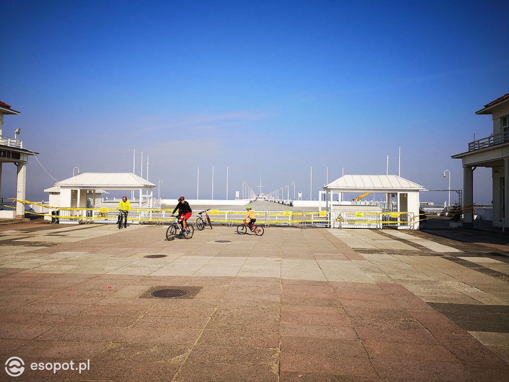 Sopot w czasach zarazy! Wiosenny spacer 28.03.2020 [FOTO]