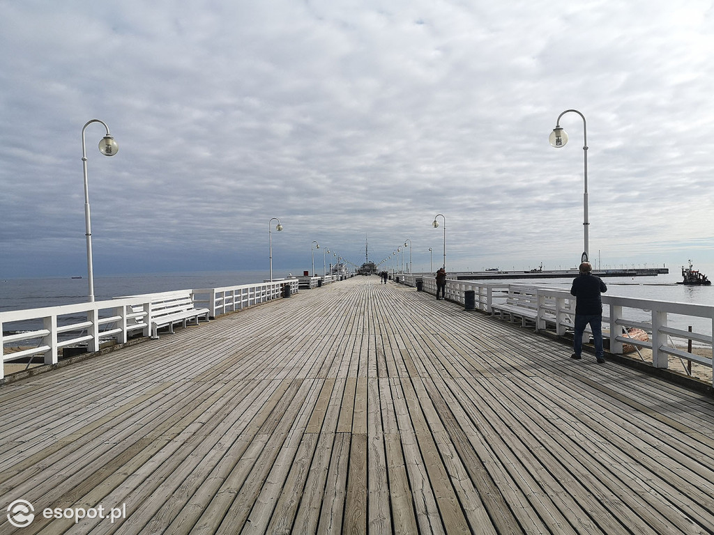 Sopockie molo otwarte, pierwszy spacer 20.04.2020 [FOTO]