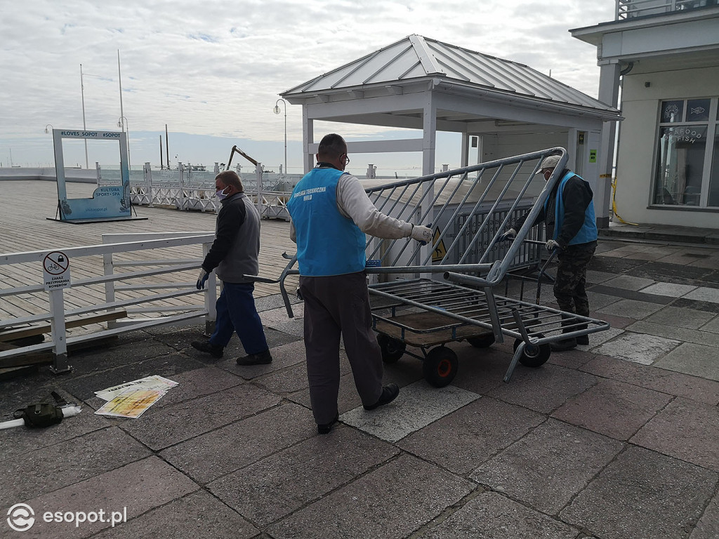 Sopockie molo otwarte, pierwszy spacer 20.04.2020 [FOTO]