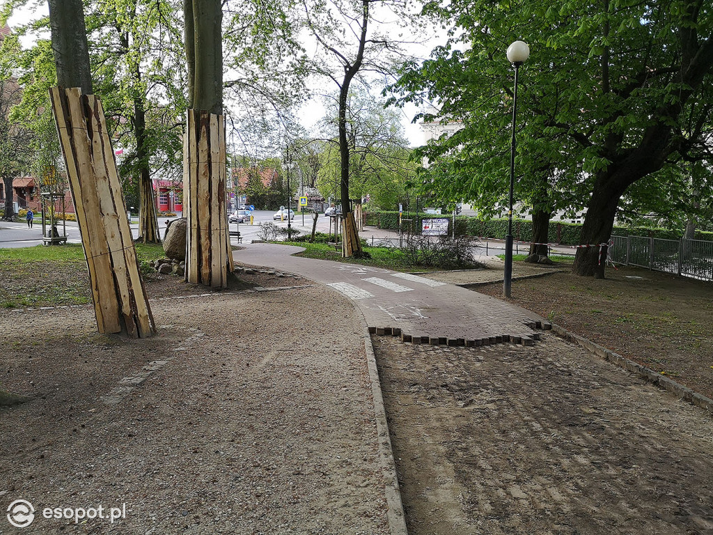 Przebudowa drogi rowerowej w ciągu ul. Armii Krajowej 05.2020
