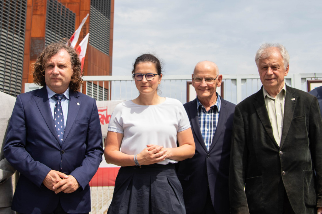 Briefing prasowy prezydentów Sopotu, Gdańska oraz legend Solidarności
