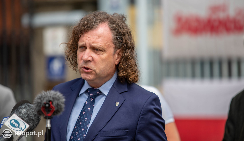 Briefing prasowy prezydentów Sopotu, Gdańska oraz legend Solidarności