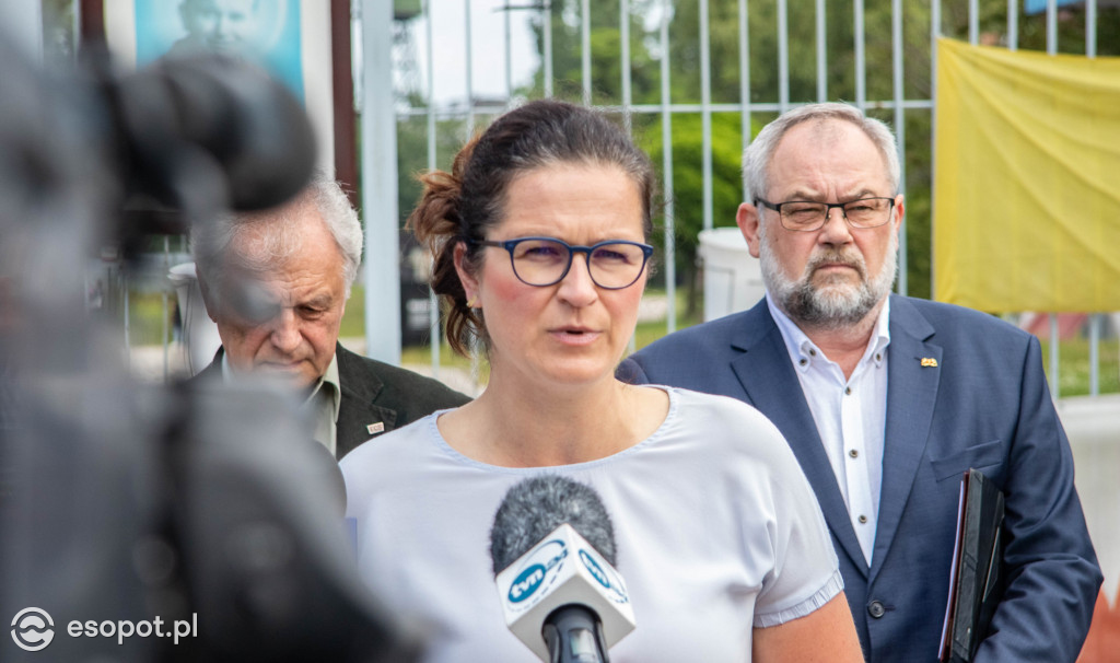 Briefing prasowy prezydentów Sopotu, Gdańska oraz legend Solidarności