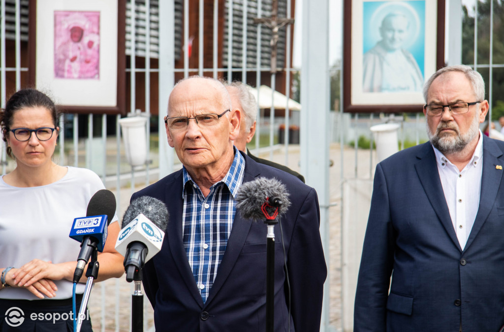 Briefing prasowy prezydentów Sopotu, Gdańska oraz legend Solidarności