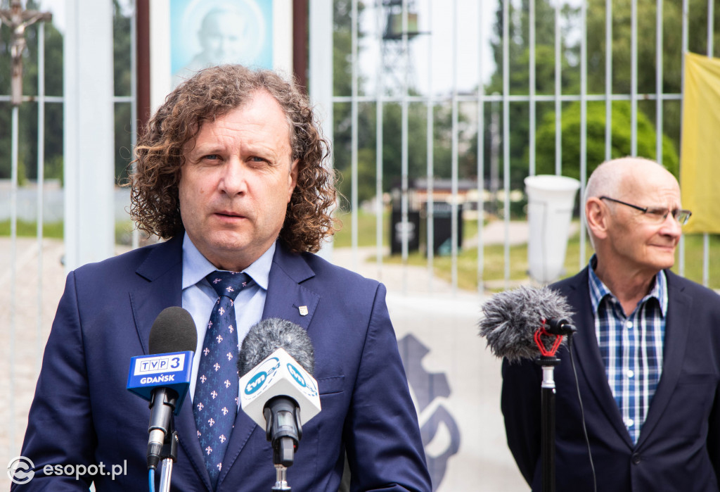 Briefing prasowy prezydentów Sopotu, Gdańska oraz legend Solidarności