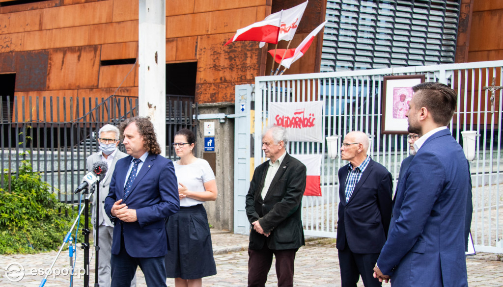 Briefing prasowy prezydentów Sopotu, Gdańska oraz legend Solidarności