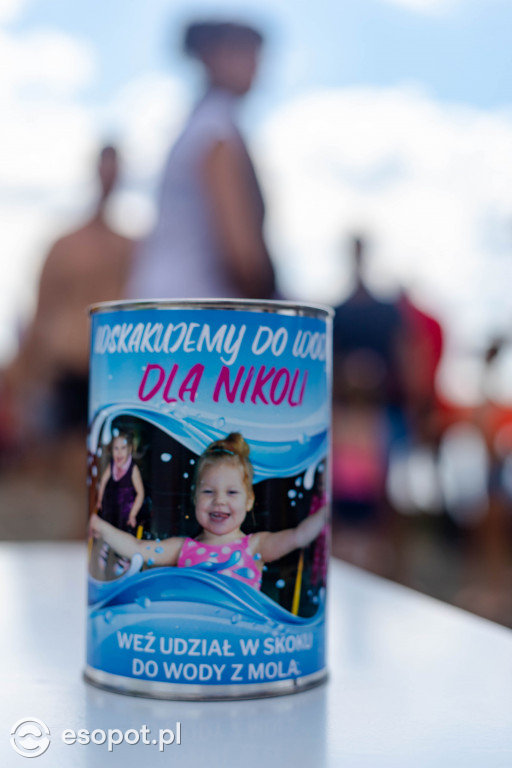Skok z sopockiego mola w szczytnym celu 30.08.2020 [FOTO]