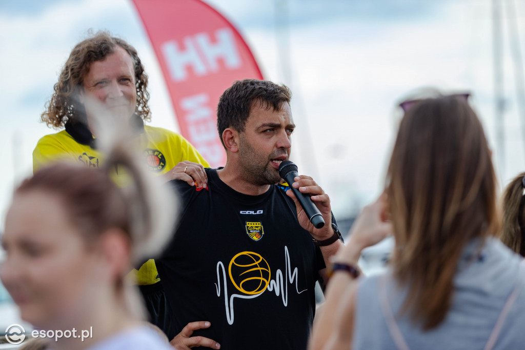 Skok z sopockiego mola w szczytnym celu 30.08.2020 [FOTO]