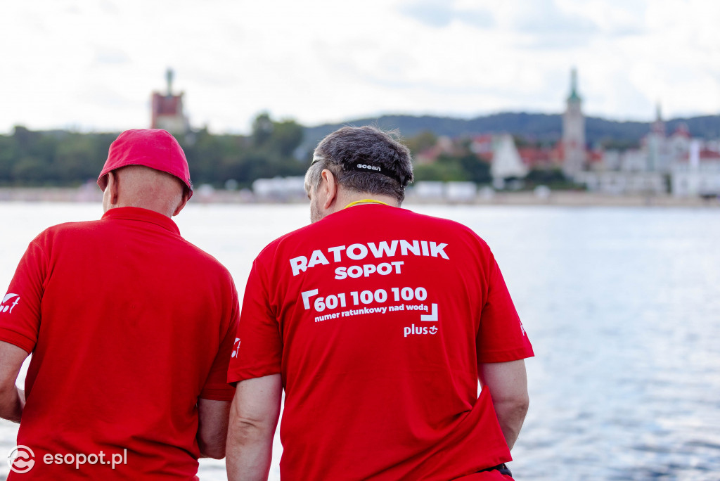 Skok z sopockiego mola w szczytnym celu 30.08.2020 [FOTO]
