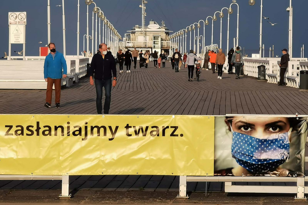 Czerwona środa w Sopocie - pustki w kurorcie