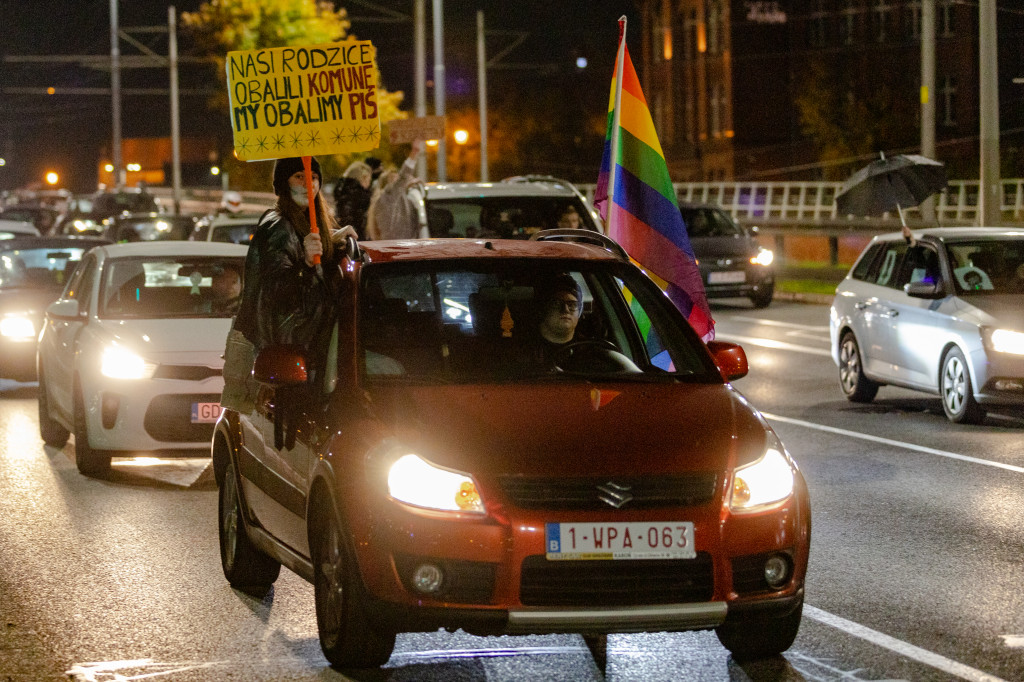 Strajk Kobiet w Sopocie: wiceprezydent Sopotu przyłączyła się do protestujących [27.10.2020]