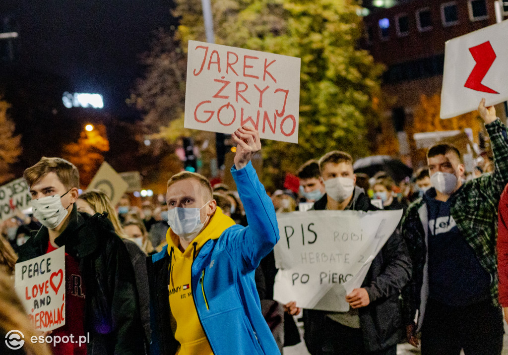 Strajk Kobiet w Sopocie: wiceprezydent Sopotu przyłączyła się do protestujących [27.10.2020]