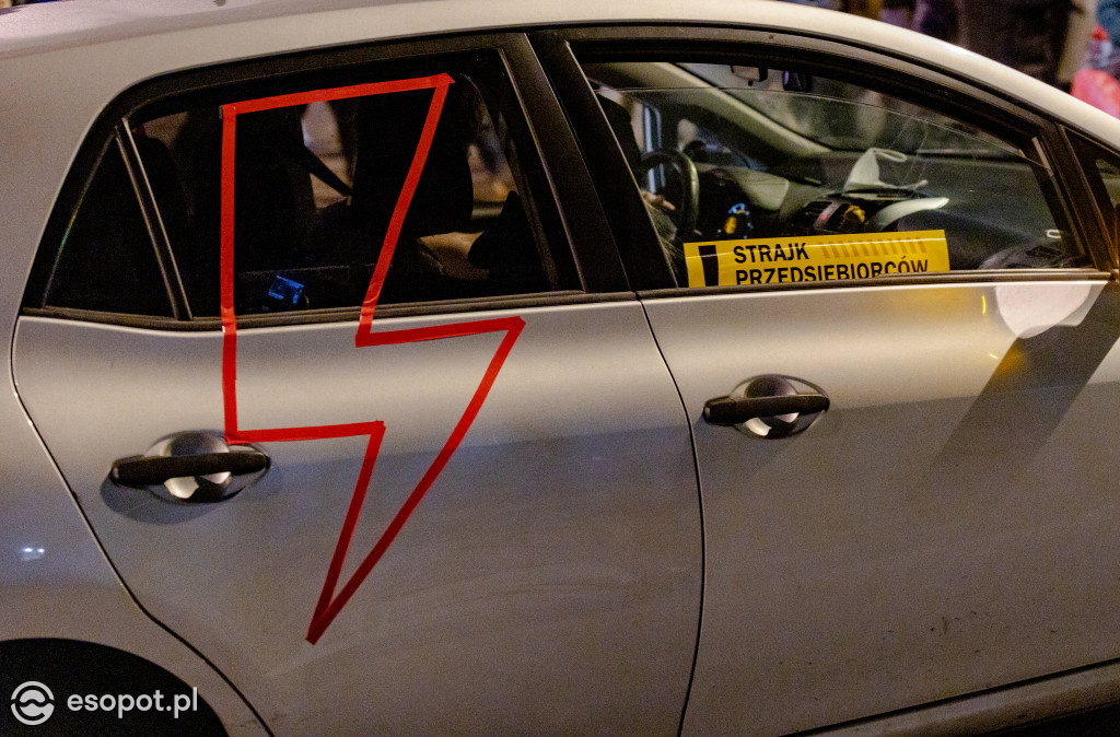 Strajk Kobiet w Sopocie: organizacje młodzieżowe zablokowały sopockie ulice [FOTO]