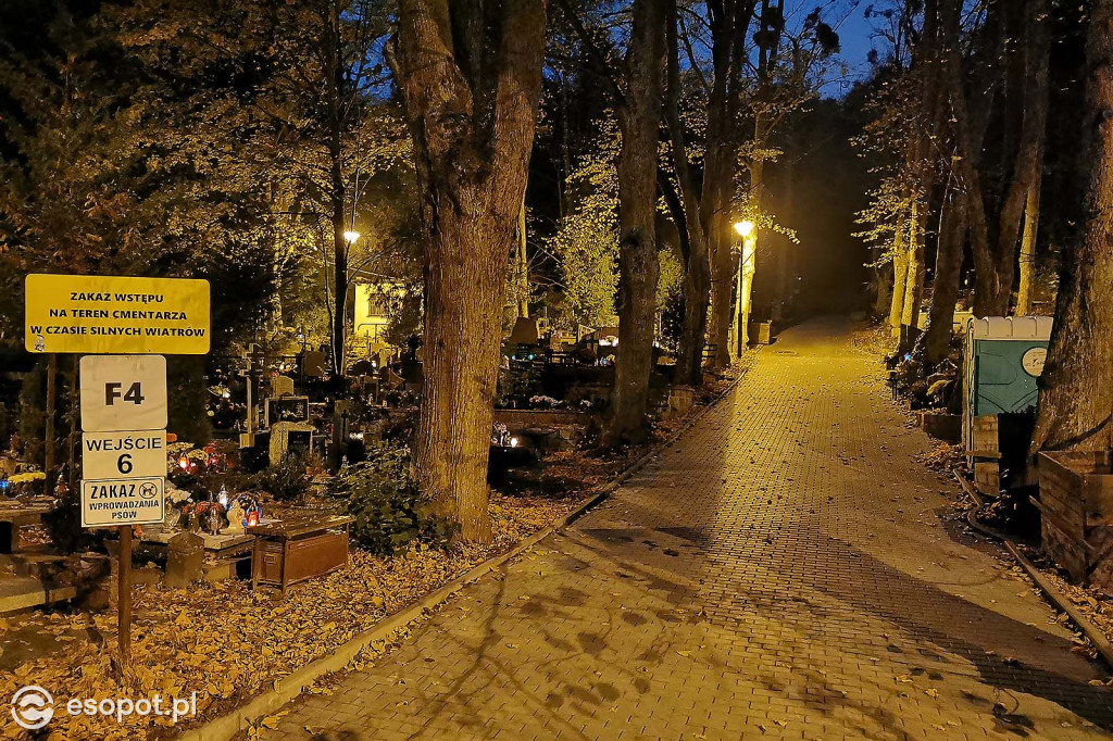 Sopot: Puste cmentarze - Dzień  Wszystkich Świętych jakiego jeszcze nie było [FOTO]