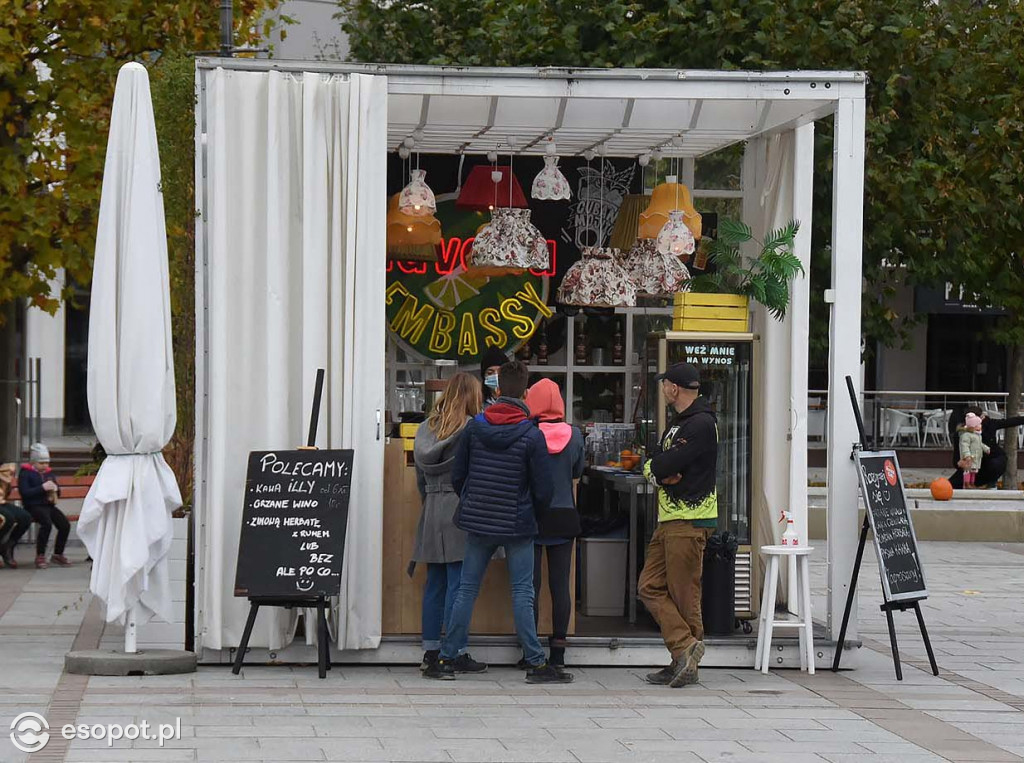 Sopot w czasie pandemii - niedzielny spacer po kurorcie 08.11.2020