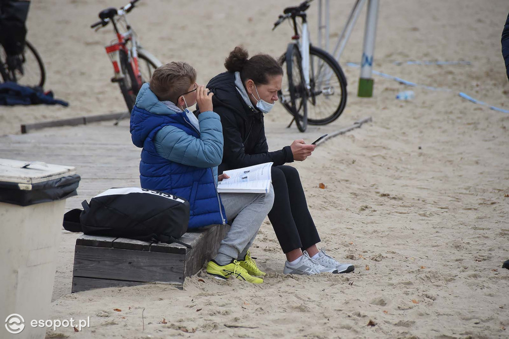 Sopot w czasie pandemii - niedzielny spacer po kurorcie 08.11.2020