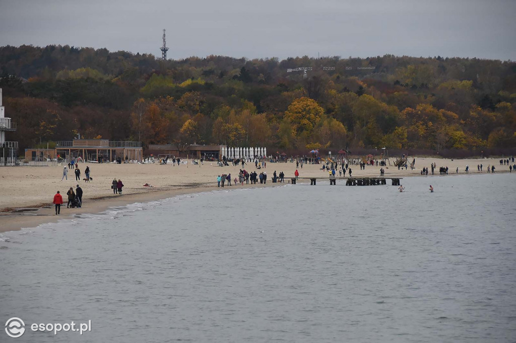 Sopot w czasie pandemii - niedzielny spacer po kurorcie 08.11.2020