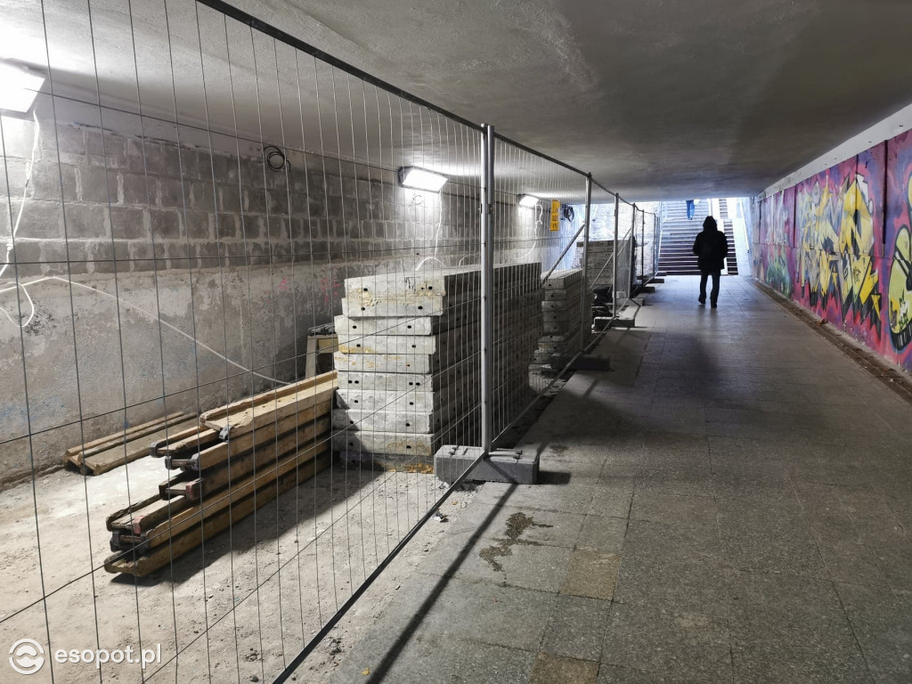 Przebudowa tunelu pod al. Niepodległości w Sopocie - 11.2020