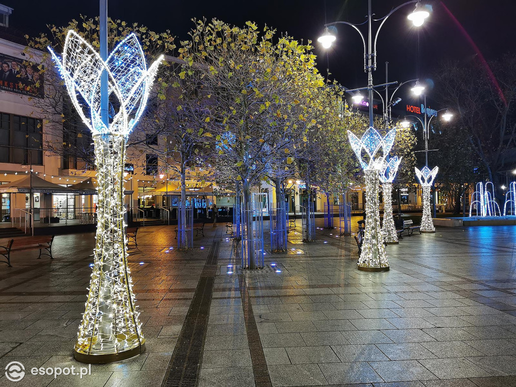 Sopot: Zabłysła choinka i kolorowe dekoracje świąteczne [FOTO]