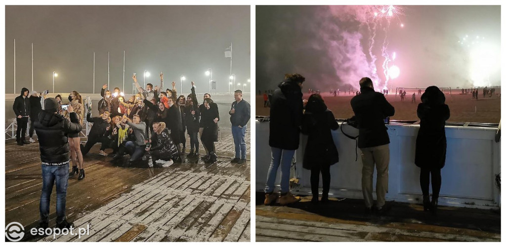 Sylwester Sopot 2020 - opustoszałe miasto wita Nowy Rok [FOTO]