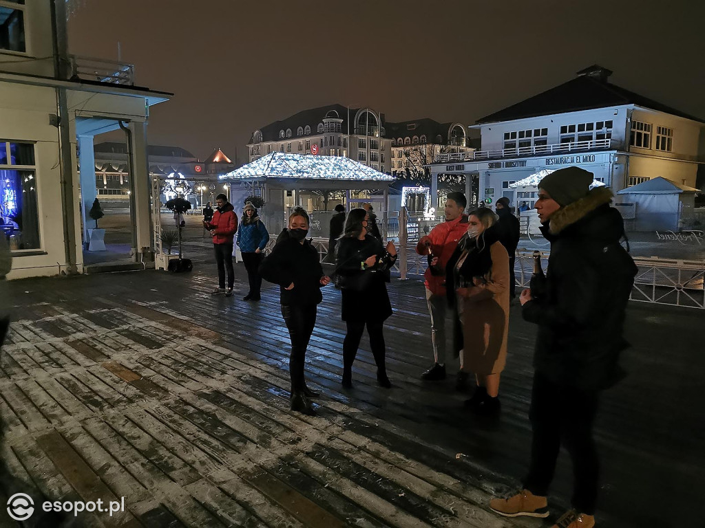 Sylwester Sopot 2020 - opustoszałe miasto wita Nowy Rok [FOTO]