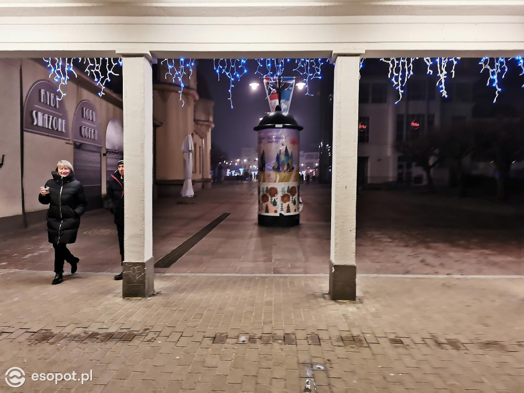 Sylwester Sopot 2020 - opustoszałe miasto wita Nowy Rok [FOTO]