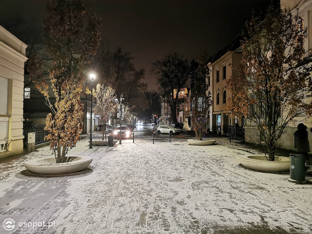 Piękny zimowy Sopot - śnieg przyprószył kurort 01.2020 [FOTO]