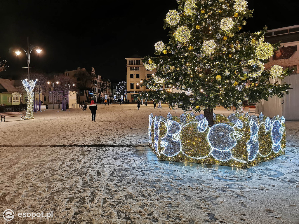 Piękny zimowy Sopot - śnieg przyprószył kurort 01.2020 [FOTO]