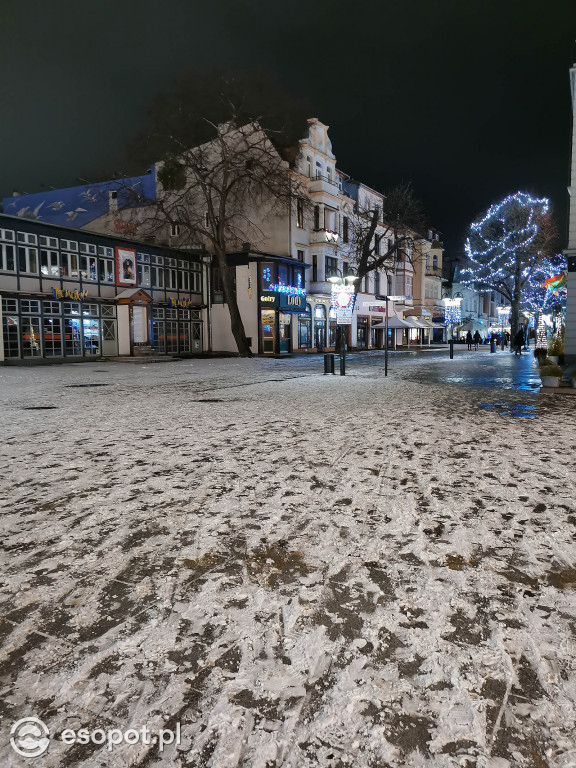 Piękny zimowy Sopot - śnieg przyprószył kurort 01.2020 [FOTO]