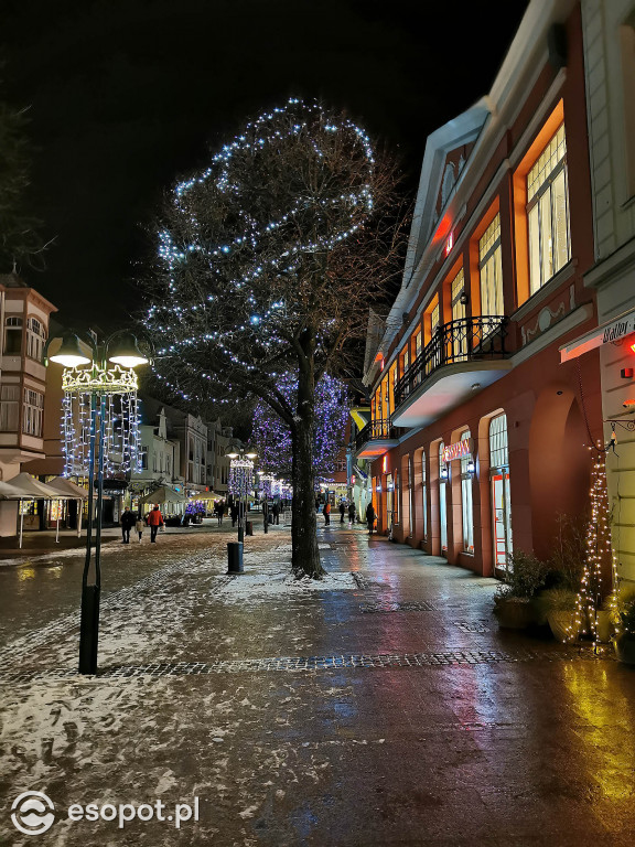 Piękny zimowy Sopot - śnieg przyprószył kurort 01.2020 [FOTO]