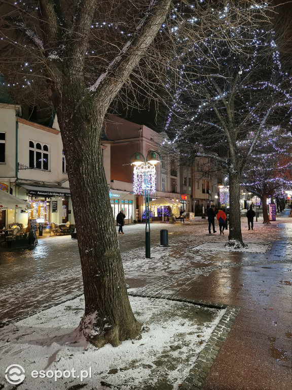 Piękny zimowy Sopot - śnieg przyprószył kurort 01.2020 [FOTO]