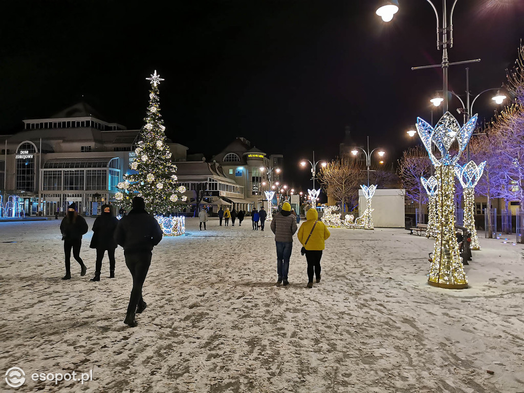 Piękny zimowy Sopot - śnieg przyprószył kurort 01.2020 [FOTO]