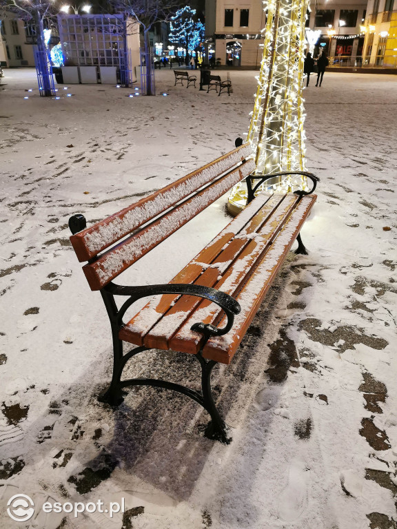 Piękny zimowy Sopot - śnieg przyprószył kurort 01.2020 [FOTO]
