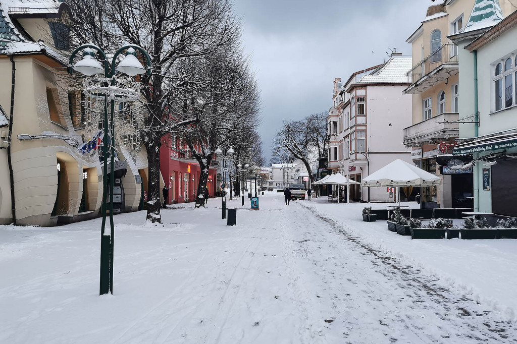 Pierwszy taki zimowy dzień w Sopocie! Miasto w białej odsłonie 01.2020 [FOTO]