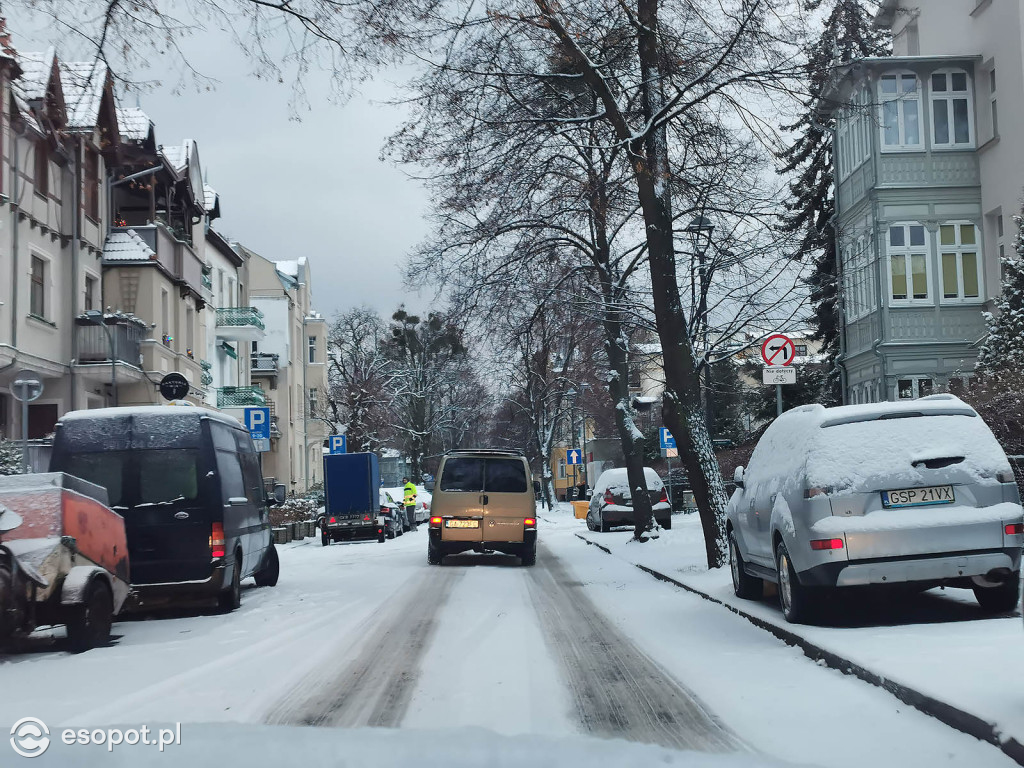 Pierwszy taki zimowy dzień w Sopocie! Miasto w białej odsłonie 01.2020 [FOTO]