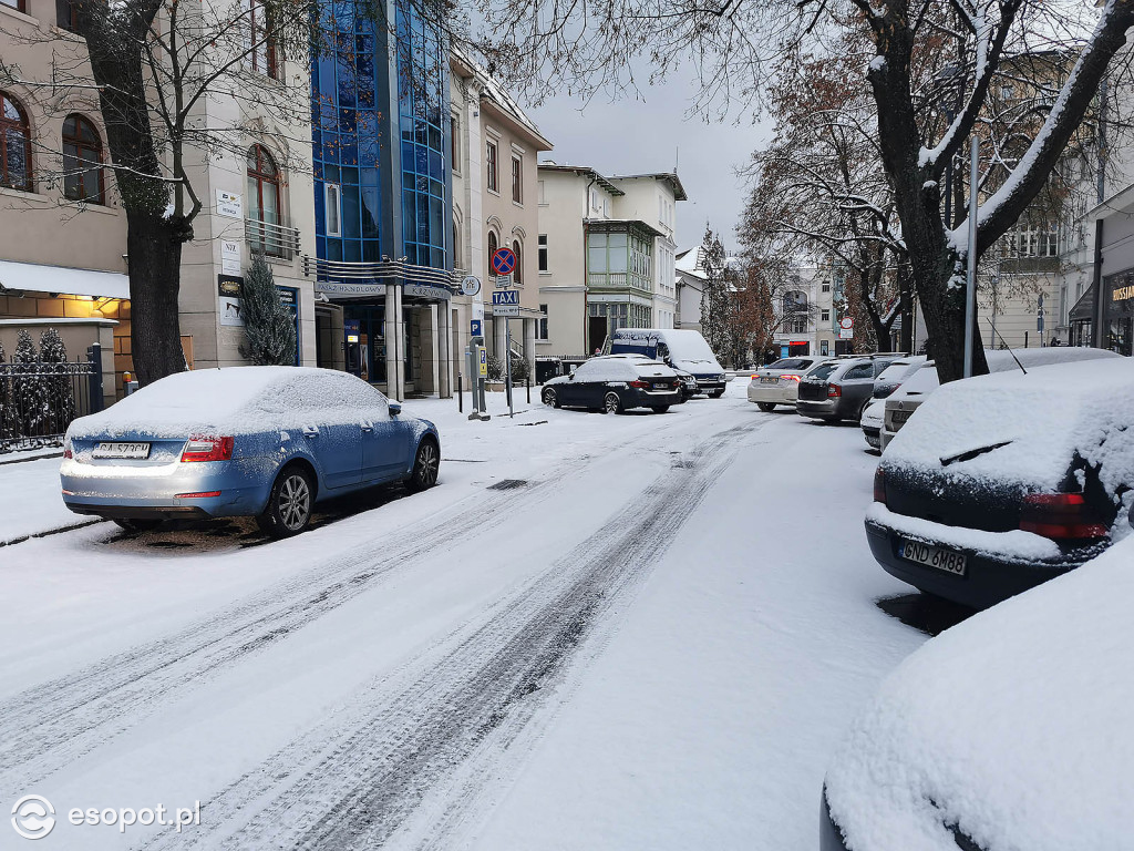 Pierwszy taki zimowy dzień w Sopocie! Miasto w białej odsłonie 01.2020 [FOTO]