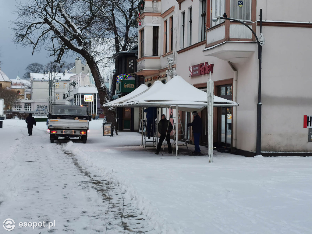 Pierwszy taki zimowy dzień w Sopocie! Miasto w białej odsłonie 01.2020 [FOTO]