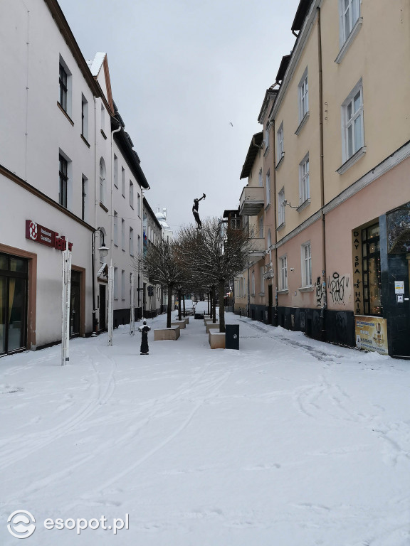 Pierwszy taki zimowy dzień w Sopocie! Miasto w białej odsłonie 01.2020 [FOTO]