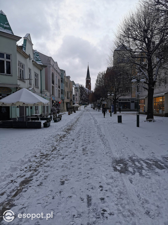 Pierwszy taki zimowy dzień w Sopocie! Miasto w białej odsłonie 01.2020 [FOTO]