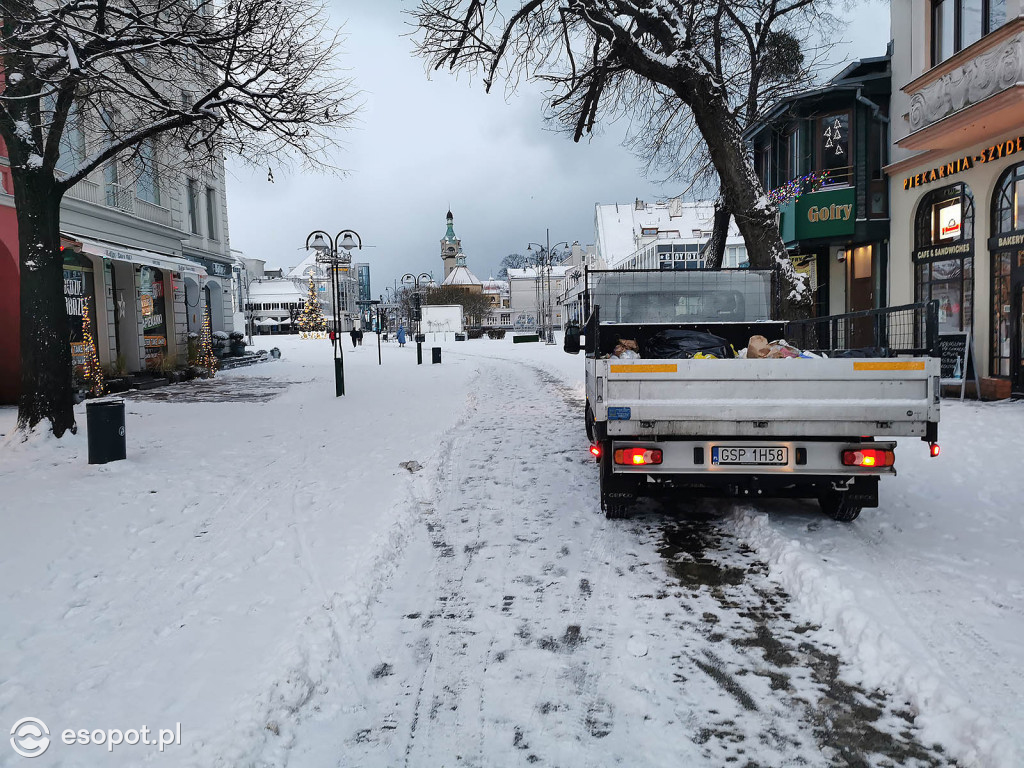 Pierwszy taki zimowy dzień w Sopocie! Miasto w białej odsłonie 01.2020 [FOTO]