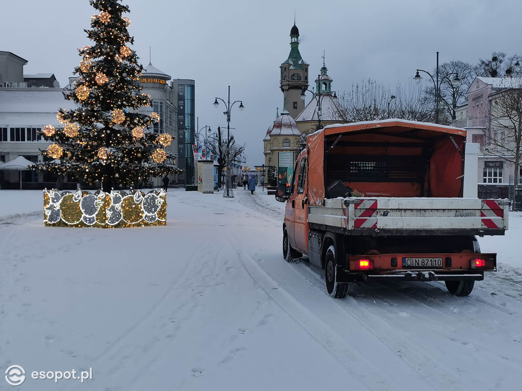 Pierwszy taki zimowy dzień w Sopocie! Miasto w białej odsłonie 01.2020 [FOTO]