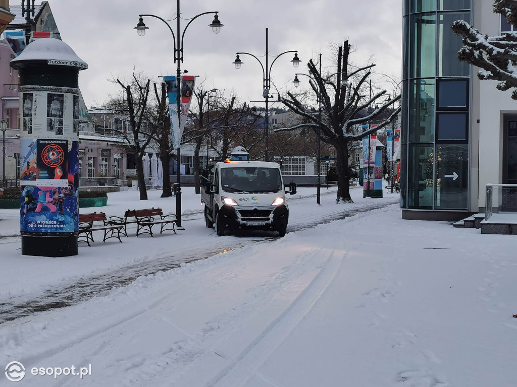 Pierwszy taki zimowy dzień w Sopocie! Miasto w białej odsłonie 01.2020 [FOTO]