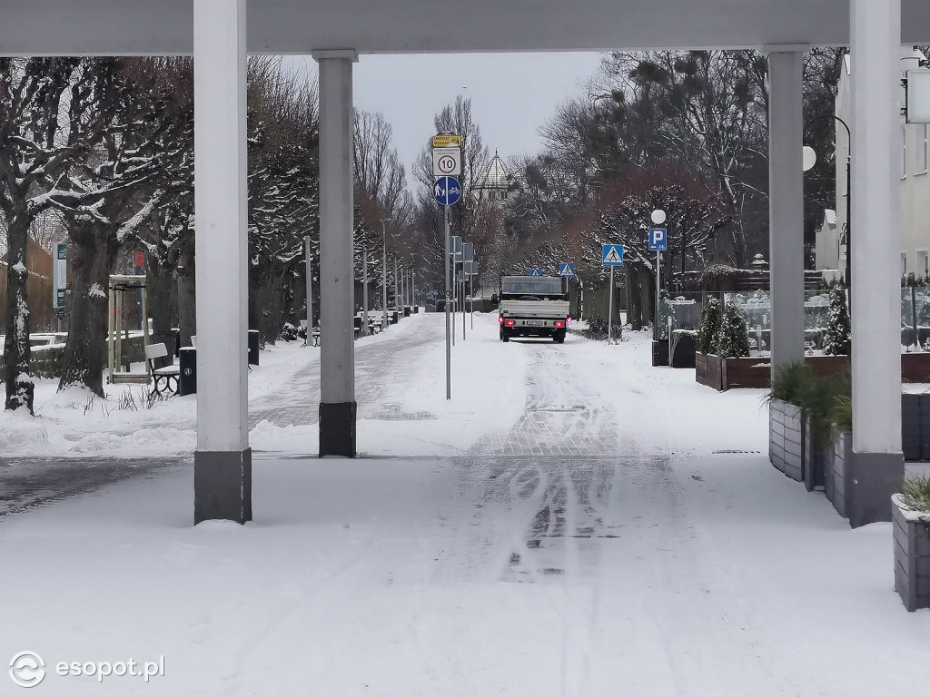 Pierwszy taki zimowy dzień w Sopocie! Miasto w białej odsłonie 01.2020 [FOTO]