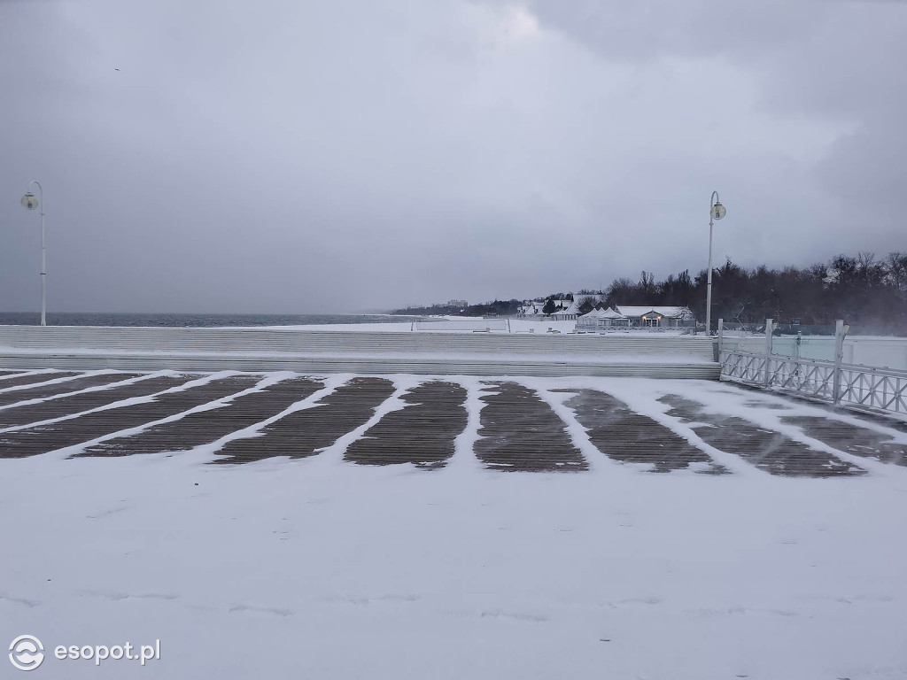 Pierwszy taki zimowy dzień w Sopocie! Miasto w białej odsłonie 01.2020 [FOTO]