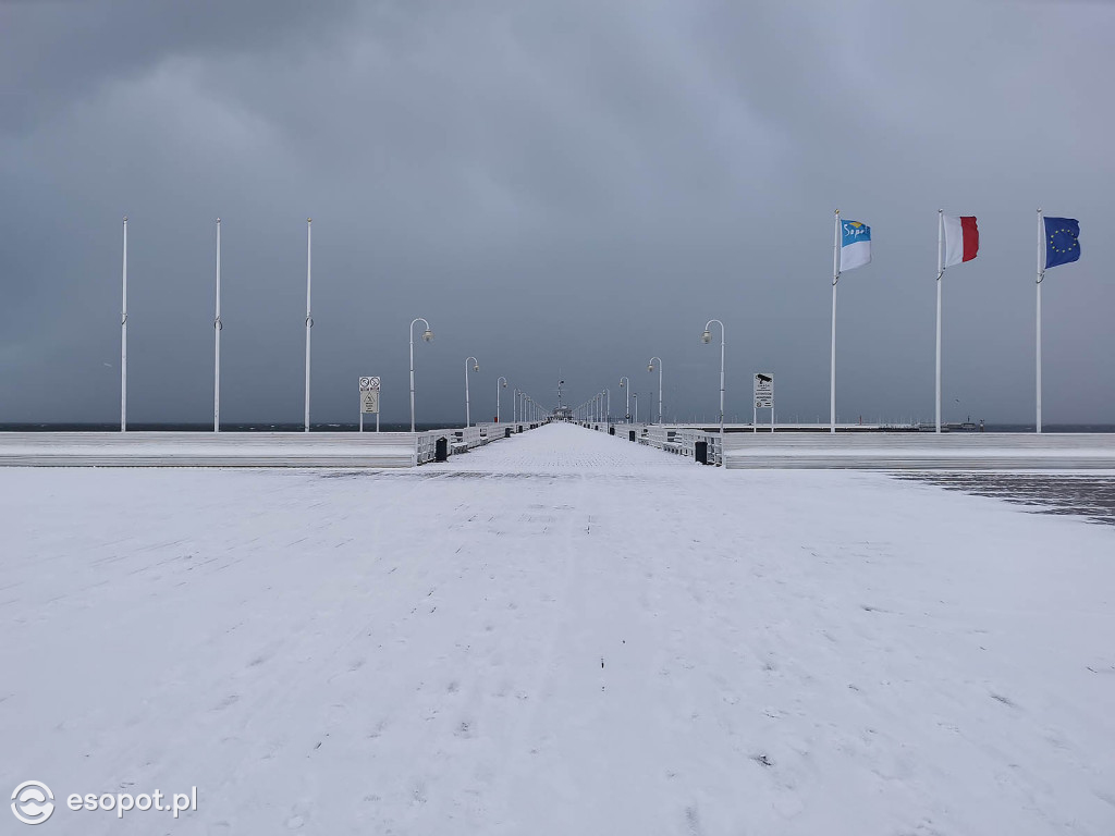 Pierwszy taki zimowy dzień w Sopocie! Miasto w białej odsłonie 01.2020 [FOTO]