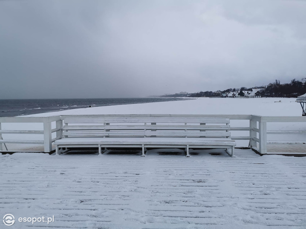 Pierwszy taki zimowy dzień w Sopocie! Miasto w białej odsłonie 01.2020 [FOTO]