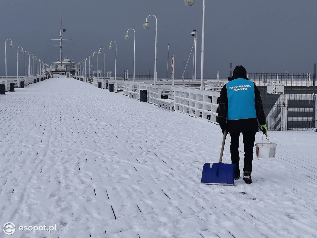Pierwszy taki zimowy dzień w Sopocie! Miasto w białej odsłonie 01.2020 [FOTO]